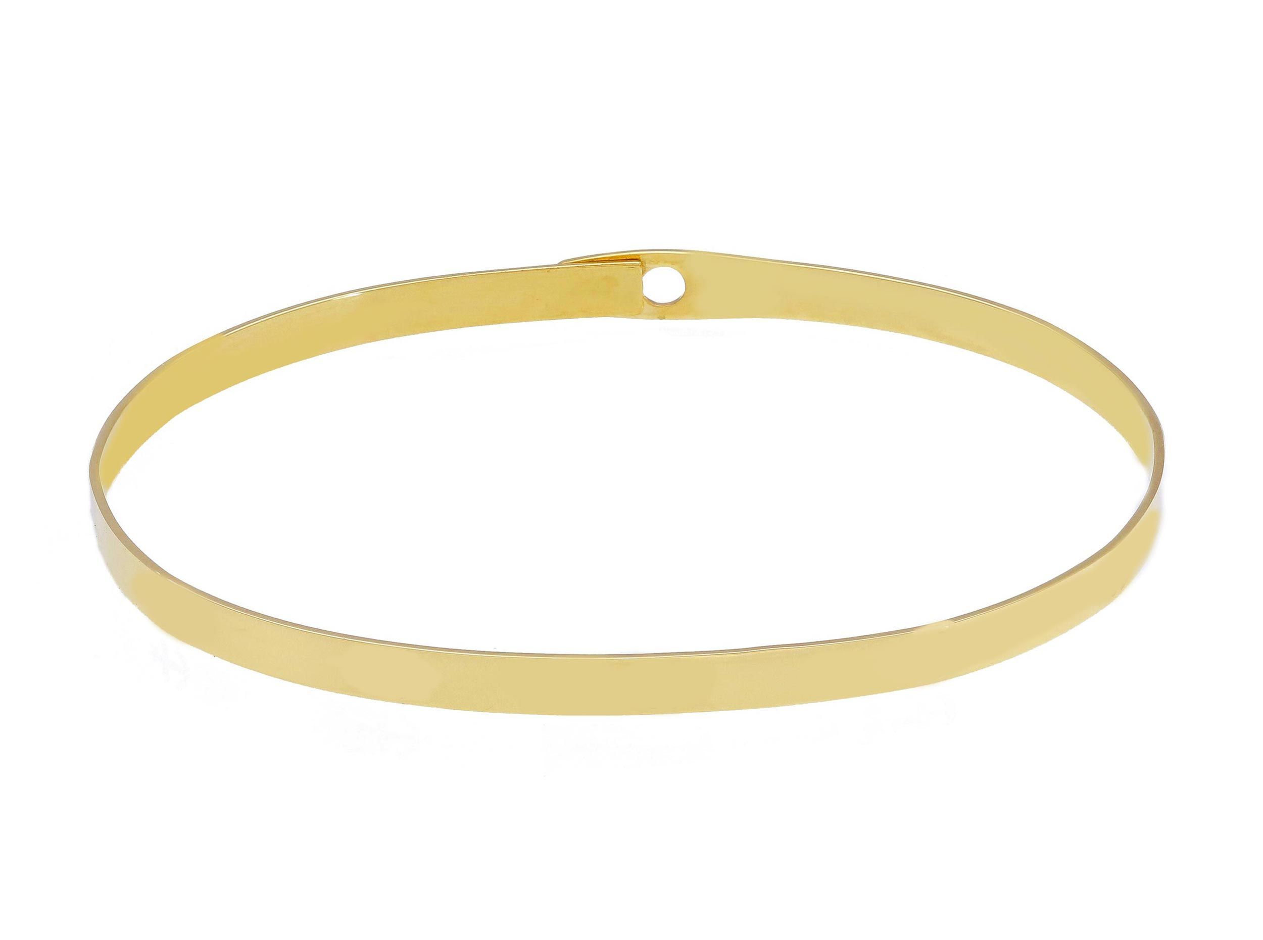 Golden bracelet k9 (code S254340)
